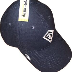 First Tactical Dark Midnight Navy Baseball Cap CasualHat Adjustable Logo L/XL